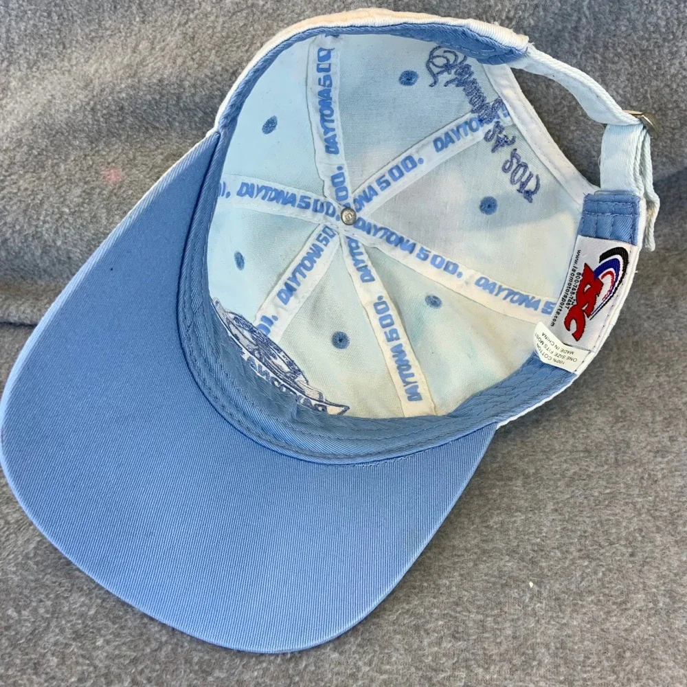 Daytona 500 2013 Women Blue NASCAR Hat Rhinestone 55th Running OSFM